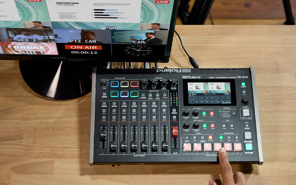 Roland VR-6HD Direct Streaming AV Mixer – Nisewonger AV