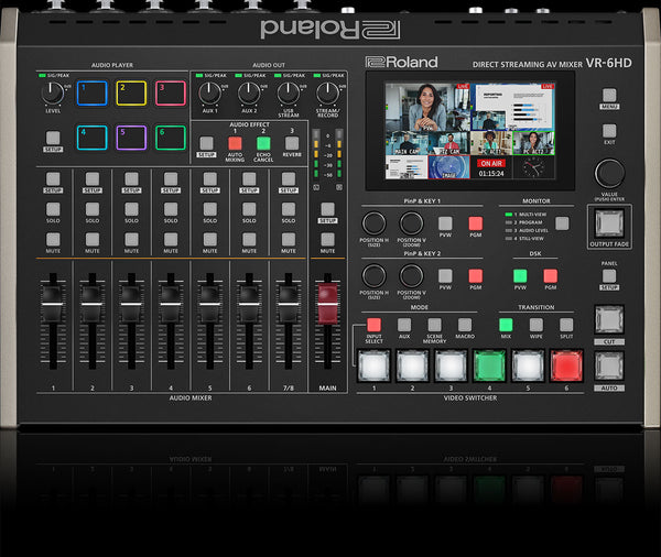 Roland VR-6HD Direct Streaming AV Mixer – Nisewonger AV