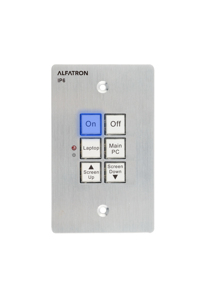 Alfatron IP6 Button Control Pad With TCP/IP Control