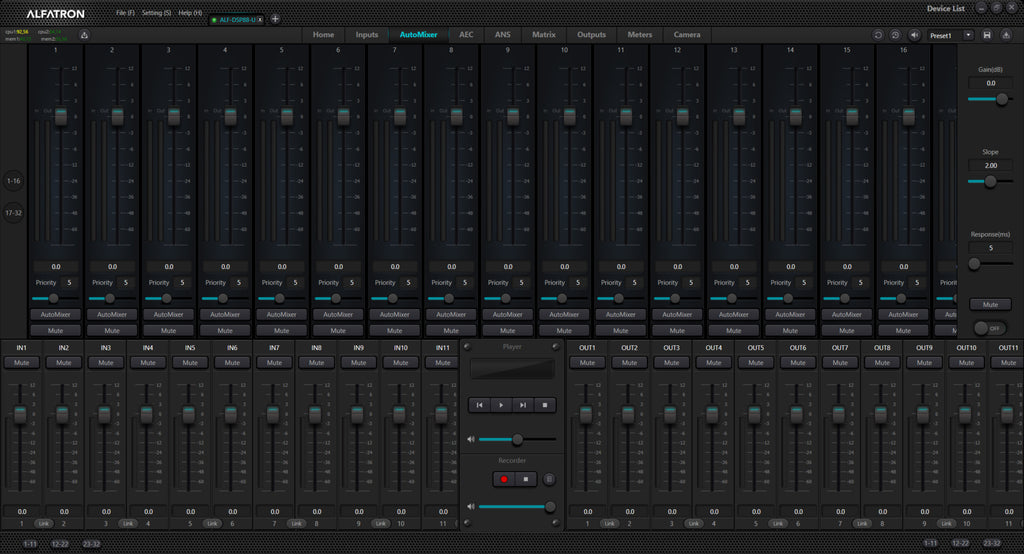 Alfatron ALF-DSP88-UD Audio Digital Signal Processor