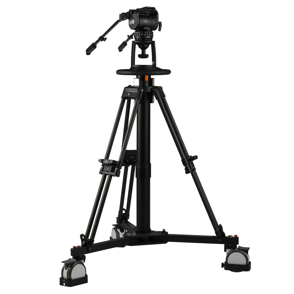 iKan PT4700S-V2-PEDESTAL 17" SDI Teleprompter Pedestal & Dolly Turnkey