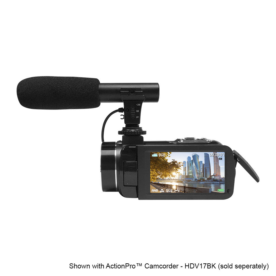 HamiltonBuhl HDV17-MIC External Microphone for Camcorders and SLR Cameras