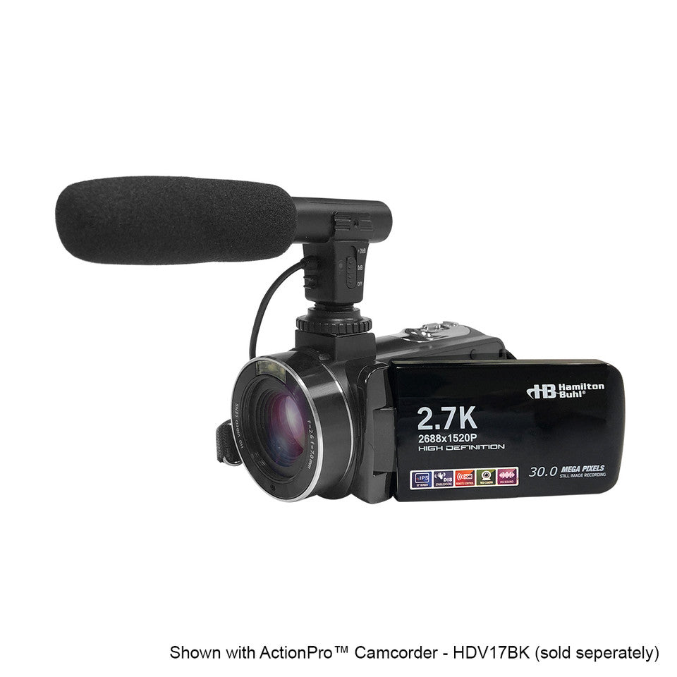 HamiltonBuhl HDV17BK ActionPro 30MP, 18x Digital Zoom, 2.7K High-Definition Digital Camcorder