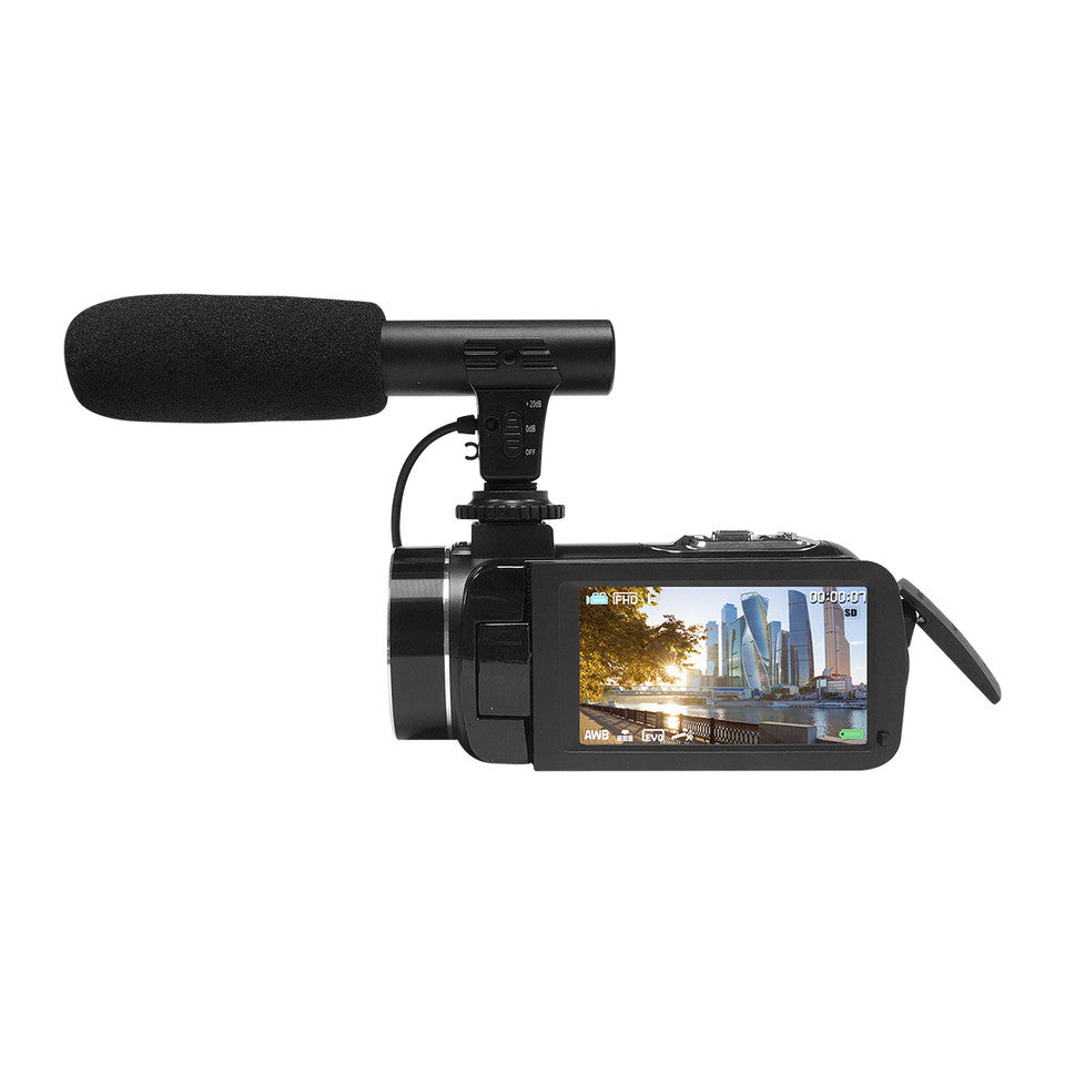 HamiltonBuhl HDV17BK ActionPro 30MP, 18x Digital Zoom, 2.7K High-Definition Digital Camcorder