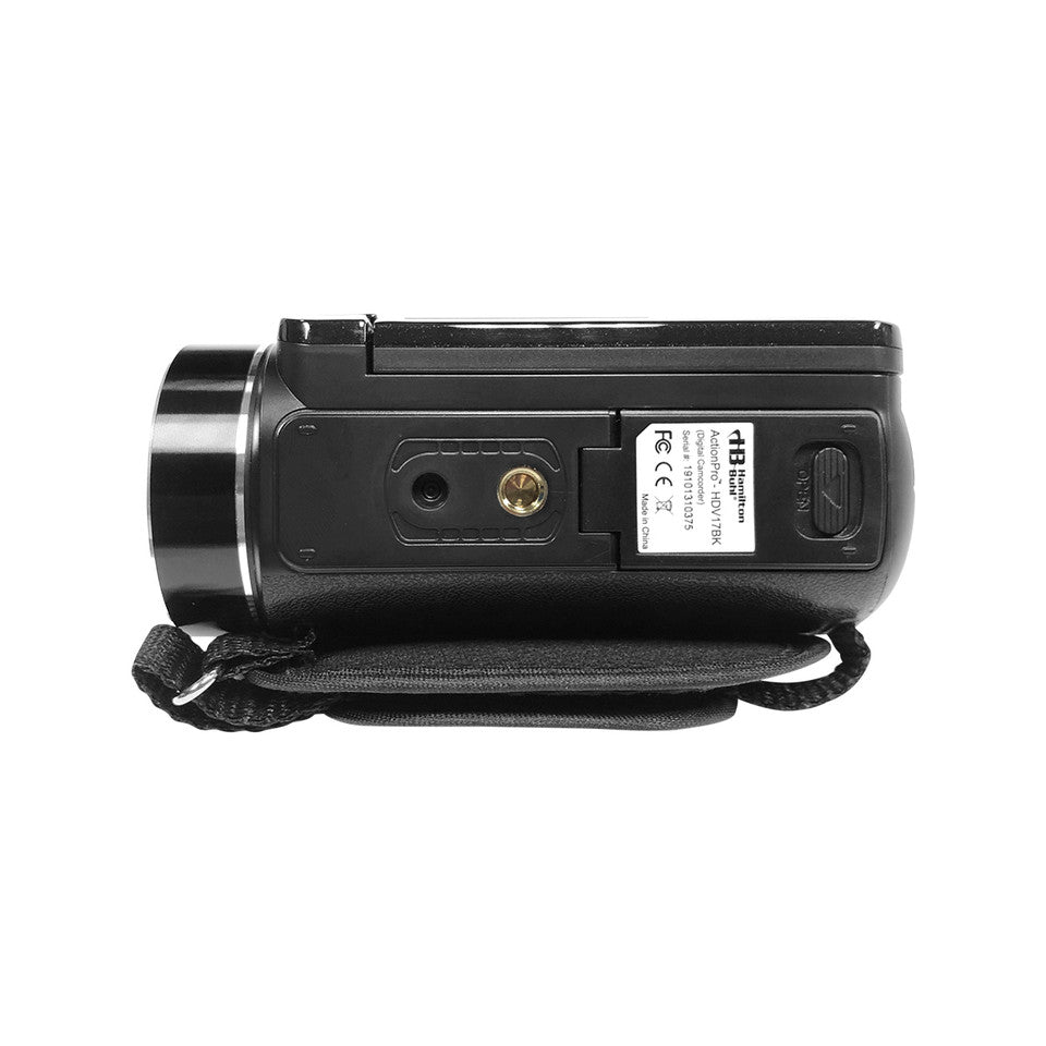 HamiltonBuhl HDV17BK ActionPro 30MP, 18x Digital Zoom, 2.7K High-Definition Digital Camcorder