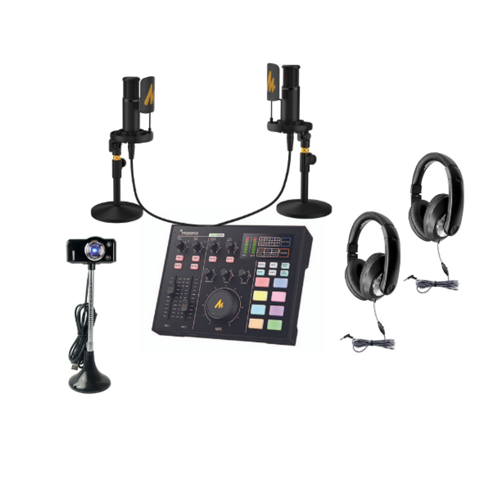 HamiltonBuhl® MPSK-INT2 Media Production Studio: Deluxe Interview Kit #2