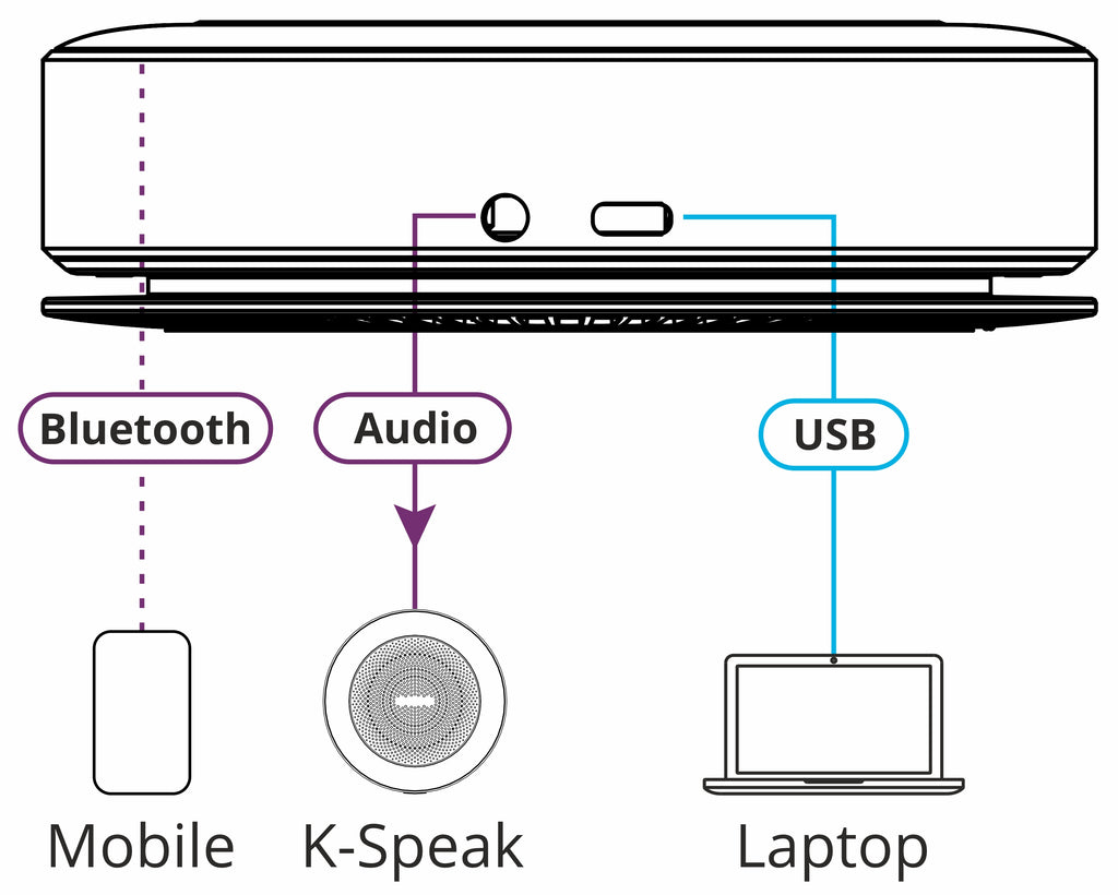 Kramer VIA-CONNECT2 Wireless Content Presentation, Collaboration, and Conferencing Solution