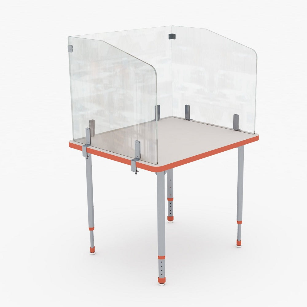 PARAGON CLEAR CLAMP-ON DESK DIVIDER