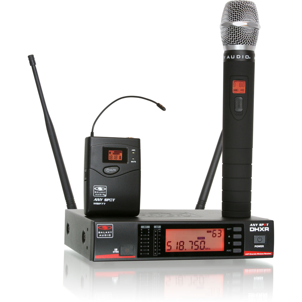 Galaxy Audio DHX Wireless Microphone Systems