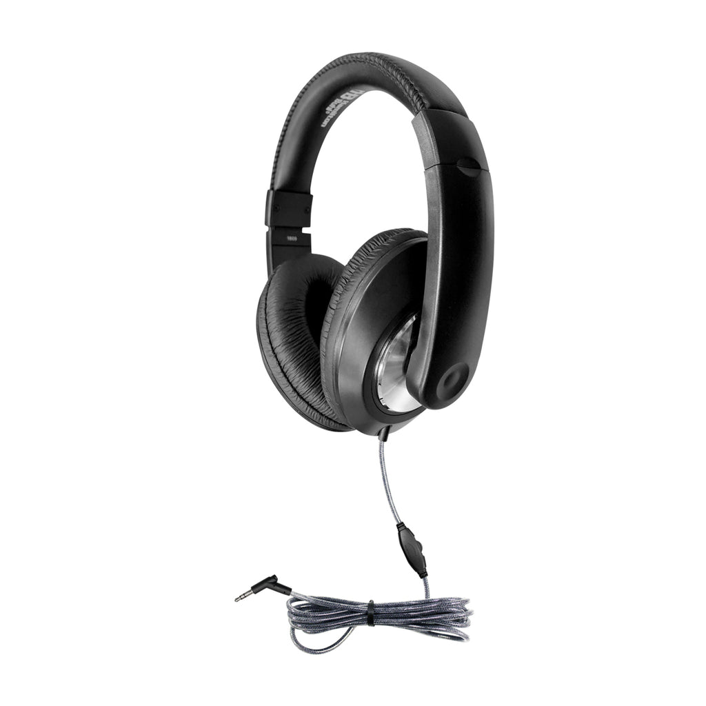 Hamilton Buhl ST1BK Smart-Trek Deluxe Stereo Headphone with In-Line Volume Control