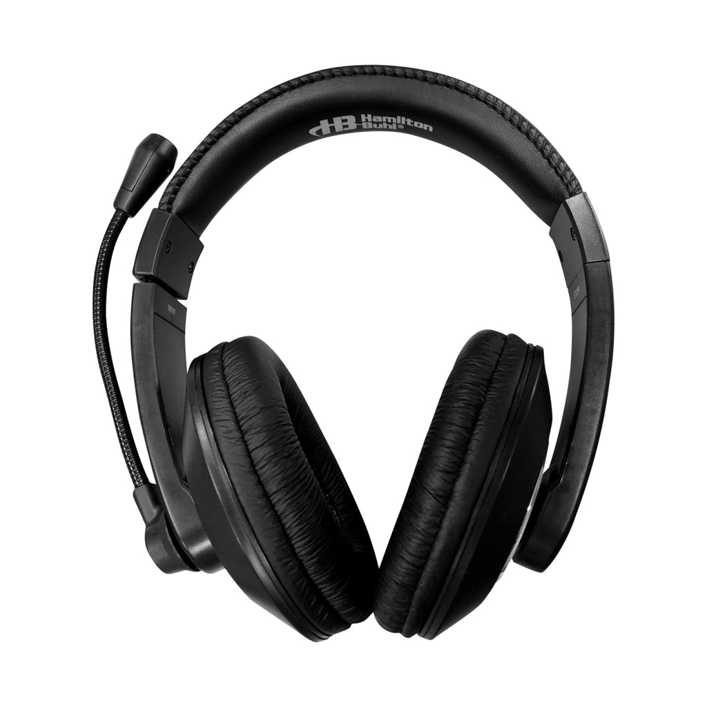 Hamilton Buhl ST2BK Smart-Trek Deluxe Stereo Headset with In-Line Volume Control