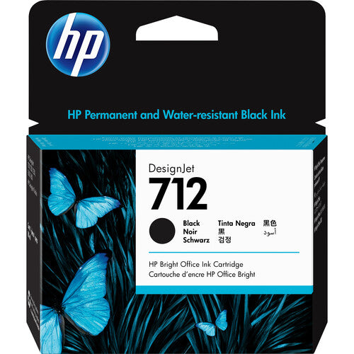 HP 712 High-Capacity Black Ink Cartridge (80mL)