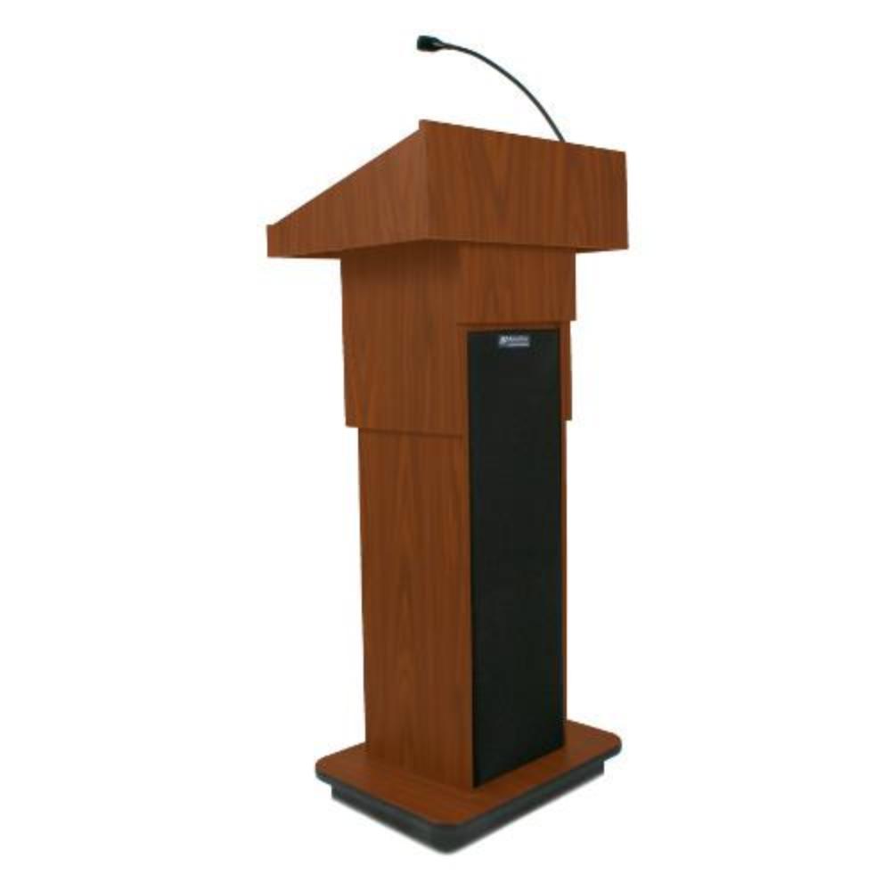 Amplivox S505A Executive Adjustable Column Lectern with Sound System
